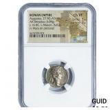 Roman Augustus, 27 BC-AD 14 Silver Denarius NGC