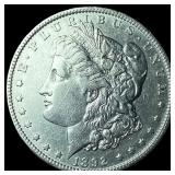 1892 Silver Morgan Dollar CLOSELY  UNCIRCULATED