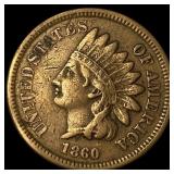 1860 Copper-Nickel Indian Head Cent NEARLY  UNCIR