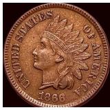 1866 Indian Head Cent CLOSELY UNCIRCULATED