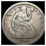 1864-S Seated Liberty Half Dollar NICELY  CIRCULA