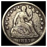 1857 Seated Liberty Half Dime NEARLY  UNCIRCULATE