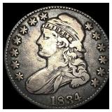 1834 Capped Bust Half Dollar CLOSELY  UNCIRCULATE