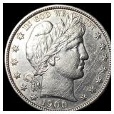 1900-S Silver Barber Half Dollar NEARLY  UNCIRCUL