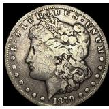1879-CC Silver Morgan Dollar ABOUT  UNCIRCULATED