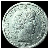 1897-S Silver Barber Dime CLOSELY  UNCIRCULATED