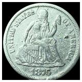 1876 Silver Seated Liberty Dime NEARLY  UNCIRCULA