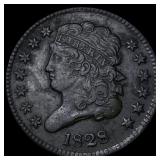 1828 13 Stars Classic Head Half Cent CHOICE  AU