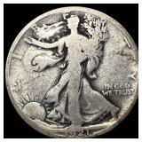 1921-S Silver Walking Liberty Half Dollar  NICELY