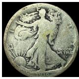1916-D Silver Walking Liberty Half Dollar  NICELY