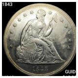 1843 Seated Liberty Dollar UNCIRCULATED