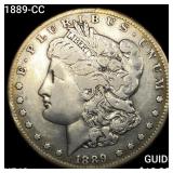 1889-CC Morgan Silver Dollar NEARLY UNCIRCULATED