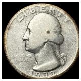 1932-D Silver Washington Quarter LIGHTLY  CIRCULA