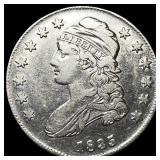 1835 Silver Capped Bust Half Dollar CLOSELY  UNCI
