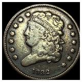 1832 Classic Head Half Cent NEARLY  UNCIRCULATED