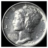 1917-S Silver Mercury Dime UNCIRCULATED