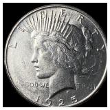 1925-S Peace Silver Dollar CHOICE BU