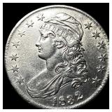 1832 Capped Bust Half Dollar CLOSELY  UNCIRCULATE