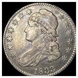 1833 Silver Capped Bust Half Dollar CLOSELY  UNCI