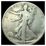 1920-D Silver Walking Liberty Half Dollar  LIGHTL