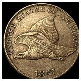 1857 Flying Eagle Cent CHOICE AU