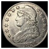1834 Capped Bust Half Dollar CHOICE AU