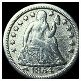1854-O Silver Seated Liberty Dime HIGH GRADE