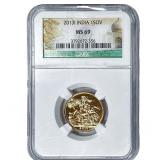 2013 India 1 SOV NGC MS69