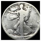 1921 Silver Walking Liberty Half Dollar  NICELY C