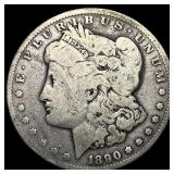 1890-CC Silver Morgan Dollar LIGHTLY  CIRCULATED