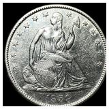 1859-O Silver Half Dollar CLOSELY  UNCIRCULATED