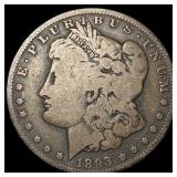 1893-O Silver Morgan Dollar LIGHTLY  CIRCULATED
