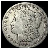 1883-CC Silver Morgan Dollar NEARLY  UNCIRCULATED