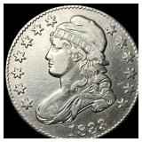 1833 Silver Capped Bust Half Dollar CHOICE AU