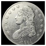 1834 Silver Capped Bust Half Dollar NEARLY  UNCIR