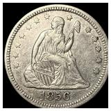 1856 Seated Liberty Quarter UNCIRCULATED