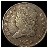 1825 Classic Head Half Cent LIGHTLY  CIRCULATED