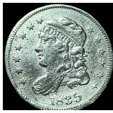 1835 Capped Bust Silver Half Dime CLOSELY  UNCIRC