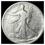 1917-S Obverse Silver Walking Liberty Half  Dolla