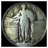 1925 Standing Liberty Silver Quarter LIGHTLY  CIR