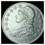 1833 Capped Bust Half Dollar CHOICE AU