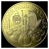 2002 1 oz Gold 100 Euro Austrian Philharmonic  SU