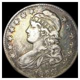 1833 Capped Bust Half Dollar NEARLY  UNCIRCULATED