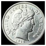 1913 Silver Barber Dime UNCIRCULATED