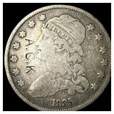 1835 Capped Bust Silver Quarter LIGHTLY  CIRCULAT