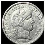 1906 Silver Barber Dime CLOSELY UNCIRCULATED