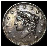 1838 Coronet Head Large Cent CLOSELY  UNCIRCULATE