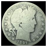 1897-O Silver Barber Half Dollar NICELY  CIRCULAT