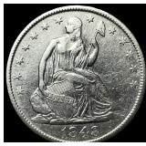 1848-O Silver Half Dollar (Seated Liberty)  CLOSE