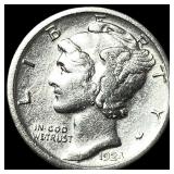 1924-S Silver Mercury Dime CLOSELY  UNCIRCULATED